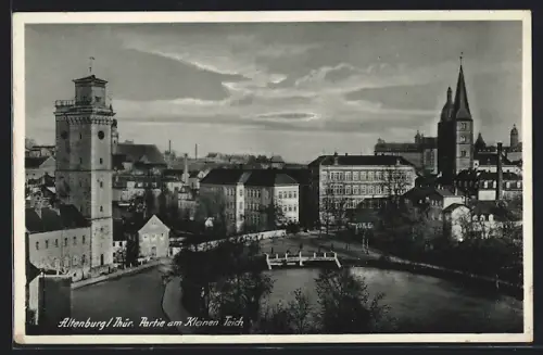 AK Altenburg /Thür., Partie am Kleinen Teich