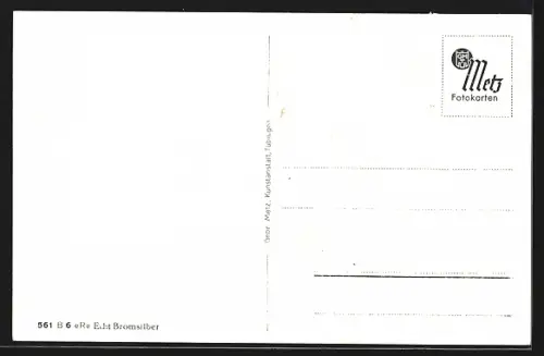 AK Donzdorf, Gasthaus zur Kuchalb mit Blick auf die Ostalp