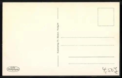 AK Stuttgart, Strassenbahnen, Zeppelinbau, Hotel Graf Zeppelin