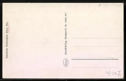 AK Damen u. Herren in schwäbischer Tracht sitzen im Wirtshaus