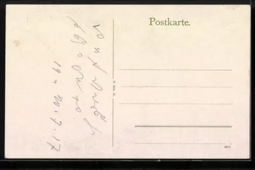 AK Nürnberg, Synagoge an der Insel Schütt