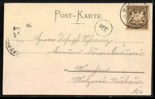 AK München, Reifschwunggruppe, Schäfflertanz