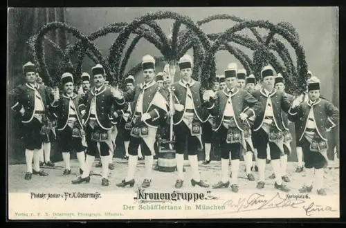 AK Volkstänzer Kronengruppe, Schäfflertanz in München