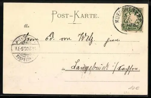 AK München, Reifschwunggruppe, Schäfflertanz