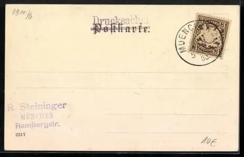 AK München, Reifschwunggruppe, Schäfflertanz