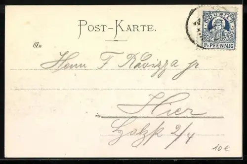 AK München, Reifschwung Gruppe, Der Schäfflertanz