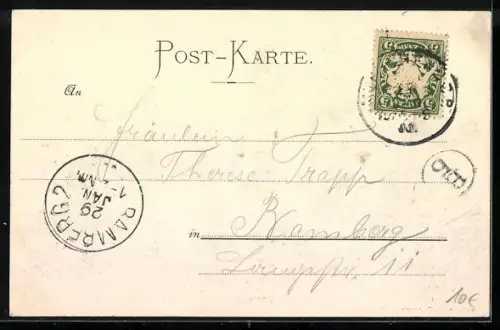 AK München, Reifschwung Gruppe, Der Schäfflertanz