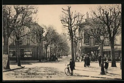 AK la Garenne-Colombes, Rond point du centre