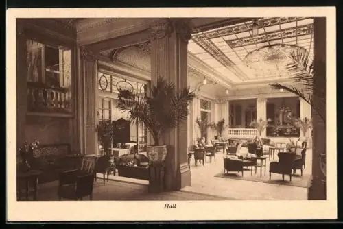 AK Marseille, Splendide Hotel, in the Hall