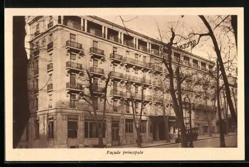 AK Marseille, Splendide Hotel, Facade principale
