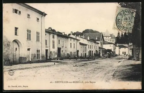 AK Neuviller-sur-Moselle, Vue partielle