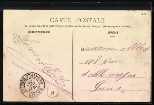 AK Neuviller-sur-Moselle, Vue partielle