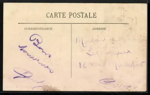 AK Nemours, Une Vue sur le Loing, vers le Chateau