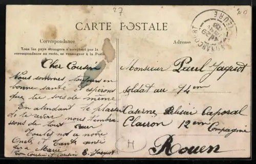 AK Nonancourt, Grande Rue