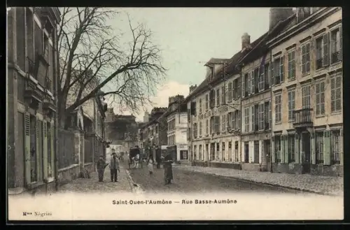 AK Saint-Ouen-l`Aunome, Rue Basse-Aumone