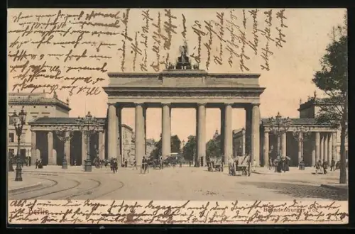 AK Berlin, Partie am Brandenburger Tor