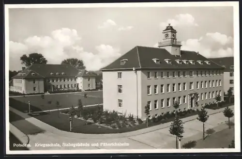 AK Potsdam, Kriegsschule, Stabsgebäude und Fähnrichsheim