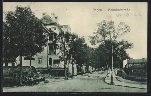 AK Regen, Partie in der Bahnhofstrasse