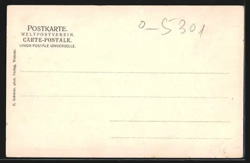 AK Buchfart bei Weimar, Gasthof zum goldenen Stern, Haselnuss-Passepartout