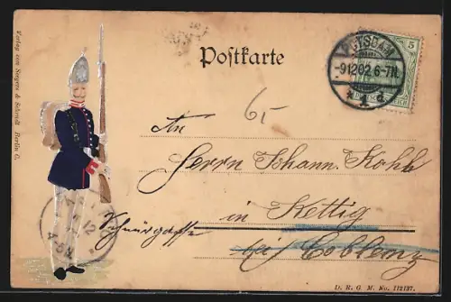 AK Potsdam, Kaserne des 1. Garde-Regiments z. F.