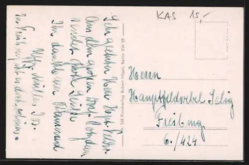 AK Potsdam, Kaserne 2. Btl. J. R. 9, Jägerallee 11/12