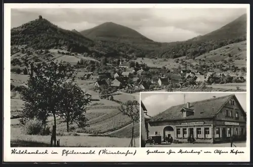 AK Waldhambach im Pfälzerwald, Gasthaus Zur Madenburg von Alfons Hafner