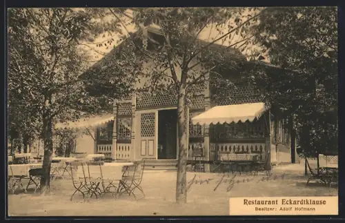 AK Coburg, Gasthaus-Restaurant Eckardtklause