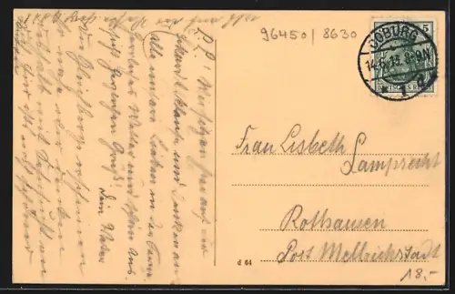 AK Coburg, Gasthaus-Restaurant Eckardtklause