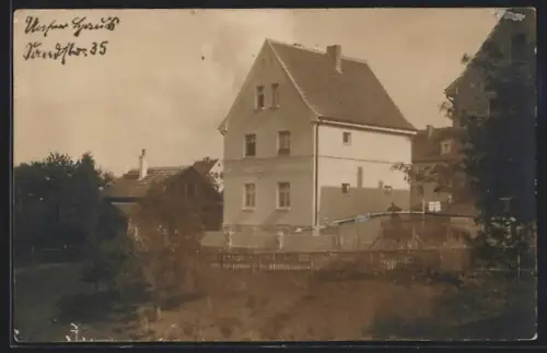 Foto-AK Coburg, Villa in der Sandstrasse 35