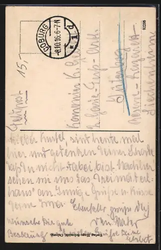 AK Coburg, Gasthof Schubert`s Kaffeehaus