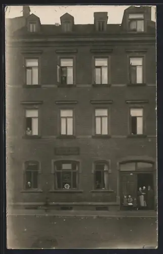 Foto-AK Hof /Saale, Gasthof Andreas Sünderhauf, Leimitzer Strasse 24