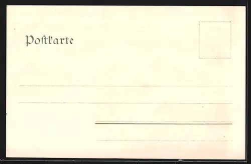 Lithographie Zorneding, Bahnhof, Gasthof zur Post, Pfarrhof, Kirche und Denkmal