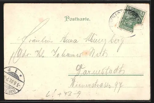 Lithographie Coburg, Coburger Vogelschiessen, Theater, Amerikanische Schaukel