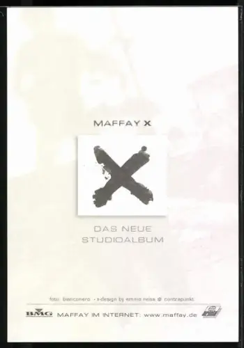 AK Musiker Peter Maffay im Porträt, Autograph