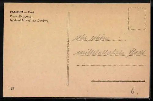 AK Tallinn, Vaade Toompeale