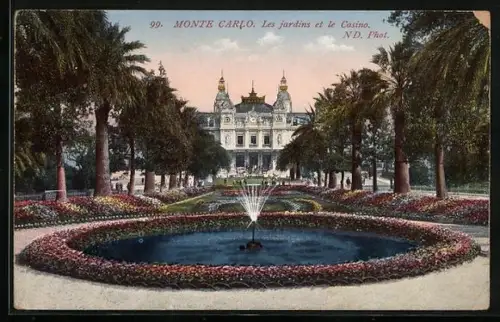 AK Monte-Carlo, Les Jardins et le Casino
