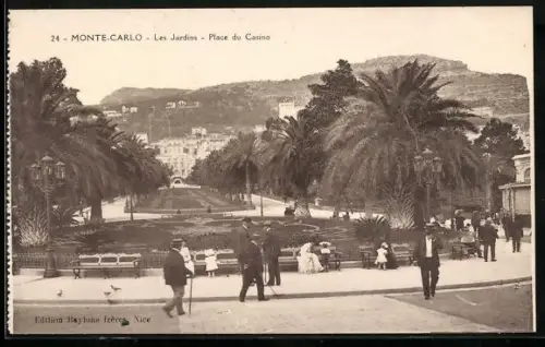 AK Monte Carlo, Les Jardins, Place du Casino