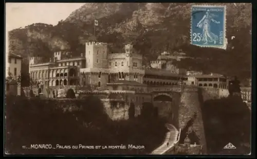 AK Monaco, Palais du Prince et La Montée Major