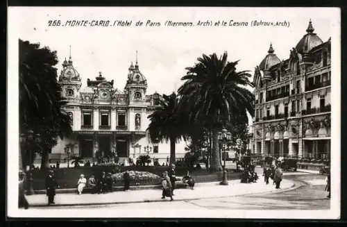 AK Monte Carlo, L`Hotel de Paris et le Casino