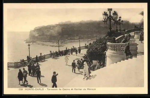 AK Monte Carlo, Terrasses du Casino et Rocher de Monaco