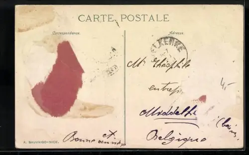 AK Principauté de Monaco, Vue Generale et les Montagnes d`Italie