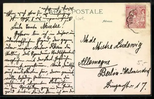 AK Monaco, Vue sur la Condamine et Monte Carlo, Dampfer