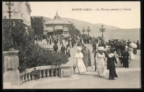 AK Monte Carlo, Les Terrasses pendant le Concert