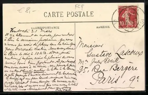 AK Monte Carlo, Les Jardins pris de l`Entrée du Casino