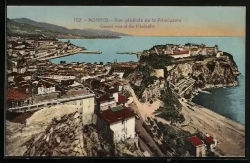 AK Monaco, Vue generale de la Principauté