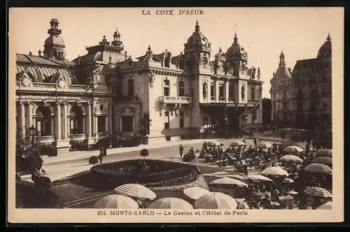 AK Monte Carlo, Le Casino et l`Hotel de Paris