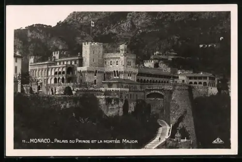 AK Monaco, Palais du Prince et la Montée Major