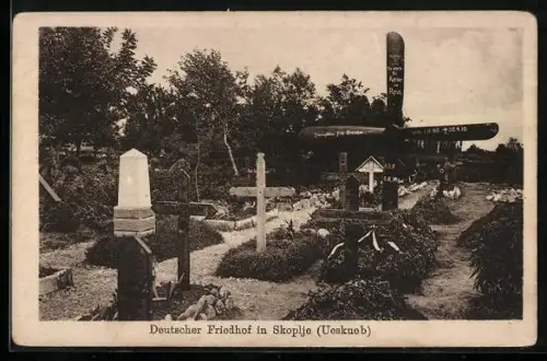 AK Skoplje, Deutscher Friedhof
