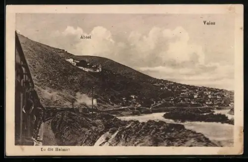 AK Veles, Blick zur Abtei