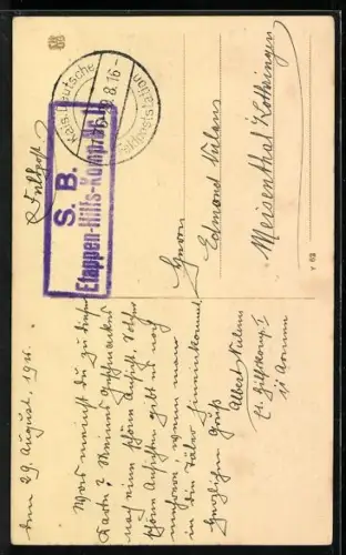 AK Veles, Landschaft am Vardar mit Kriegsbrücke